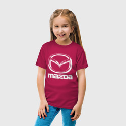 Детская футболка хлопок Mazda logo Мазда лого - фото 2