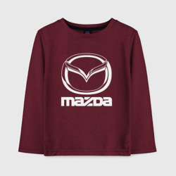 Детский лонгслив хлопок Mazda logo Мазда лого