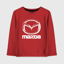 Детский лонгслив хлопок Mazda logo Мазда лого
