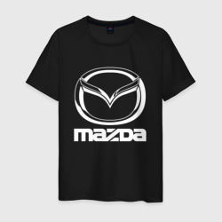 Мужская футболка хлопок Mazda logo Мазда лого