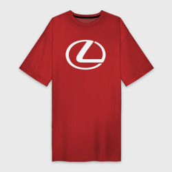 Платье-футболка хлопок Lexus logo Лексус