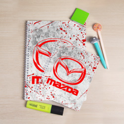 Тетрадь Mazda red logo Мазда лого - фото 2