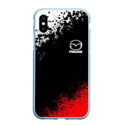 Чехол для iPhone XS Max матовый Mazda Мазда