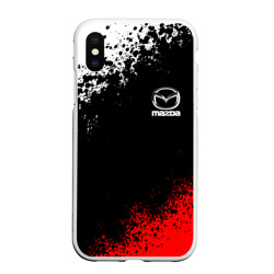 Чехол для iPhone XS Max матовый Mazda Мазда