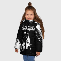 Зимняя куртка для девочек 3D Lamborghini Ламборгини - фото 2