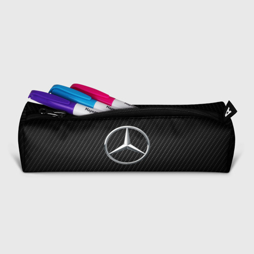 Пенал школьный 3D Mercedes carbone Мерседес карбон - фото 3