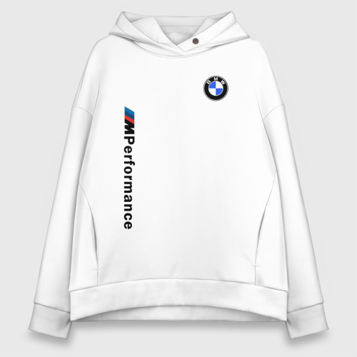 Женское худи Oversize хлопок BmW m performance