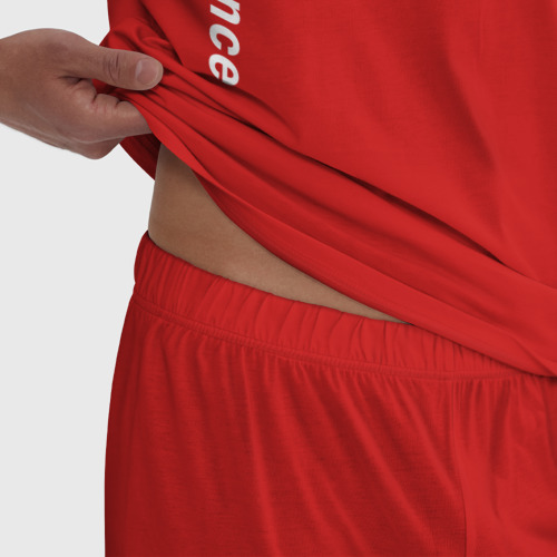Мужская пижама хлопок BmW m performance 2020 БмВ м перформанс, цвет красный - фото 6