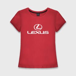 Женская футболка хлопок Slim Lexus Лексус