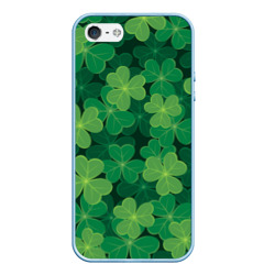Чехол для iPhone 5/5S матовый Ирландский клевер