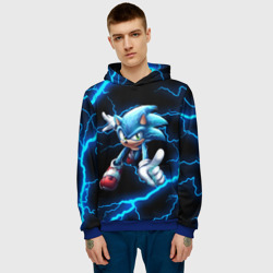 Мужская толстовка 3D Sonic - фото 2