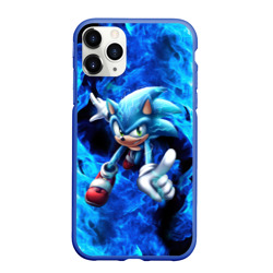 Чехол для iPhone 11 Pro Max матовый Blue Sonic