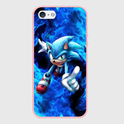 Чехол для iPhone 5/5S матовый Blue Sonic