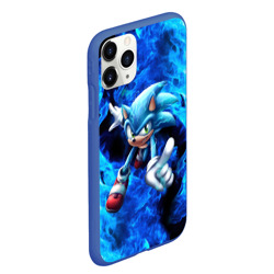 Чехол для iPhone 11 Pro Max матовый Blue Sonic - фото 2