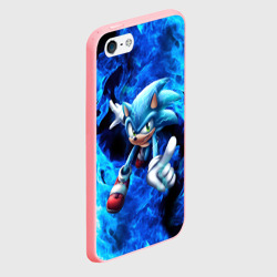 Чехол для iPhone 5/5S матовый Blue Sonic - фото 2