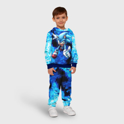 Детский костюм с толстовкой 3D Blue Sonic - фото 2