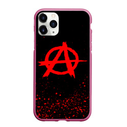 Чехол для iPhone 11 Pro Max матовый Анархия anarchy