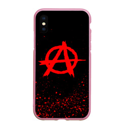 Чехол для iPhone XS Max матовый Анархия anarchy
