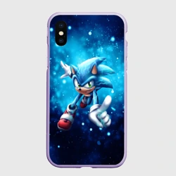 Чехол для iPhone XS Max матовый Sonic