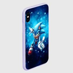 Чехол для iPhone XS Max матовый Sonic - фото 2