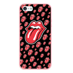 Чехол для iPhone 5/5S матовый Rolling Stones