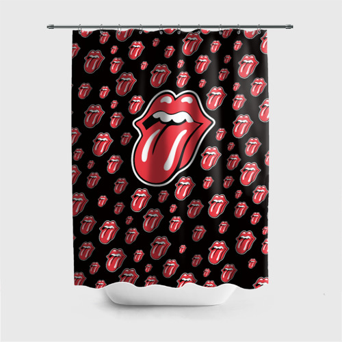 Штора 3D для ванной Rolling Stones