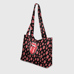 Пляжная сумка 3D Rolling Stones язык - фото 2