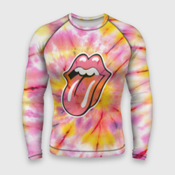 Мужской рашгард 3D Rolling Stones tie-dye