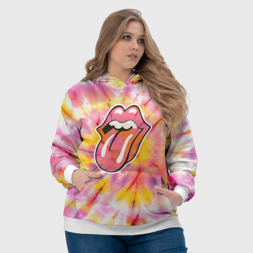 Tie dye rolling stones hoodie hotsell