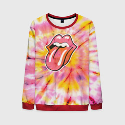 Мужской свитшот 3D Rolling Stones tie-dye