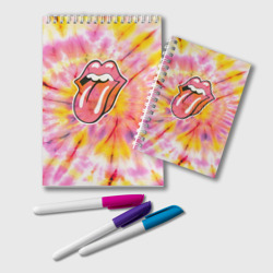 Блокнот Rolling Stones tie-dye