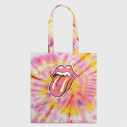 Шоппер 3D Rolling Stones tie-dye