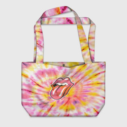 Пляжная сумка 3D Rolling Stones tie-dye