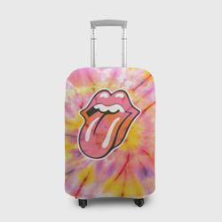 Чехол для чемодана 3D Rolling Stones tie-dye