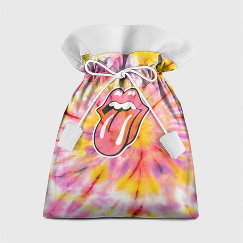 Подарочный 3D мешок Rolling Stones tie-dye