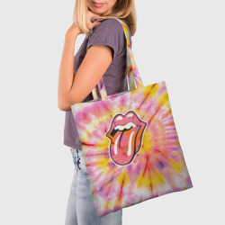 Шоппер 3D Rolling Stones tie-dye - фото 2