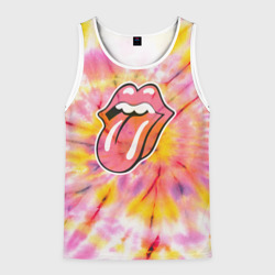 Мужская майка 3D Rolling Stones tie-dye