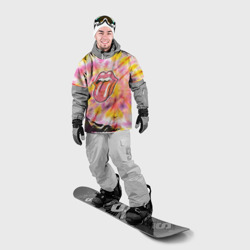 Накидка на куртку 3D Rolling Stones tie-dye - фото 2