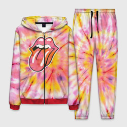 Мужской костюм 3D Rolling Stones tie-dye