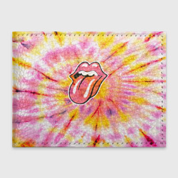 Обложка для студенческого билета Rolling Stones tie-dye