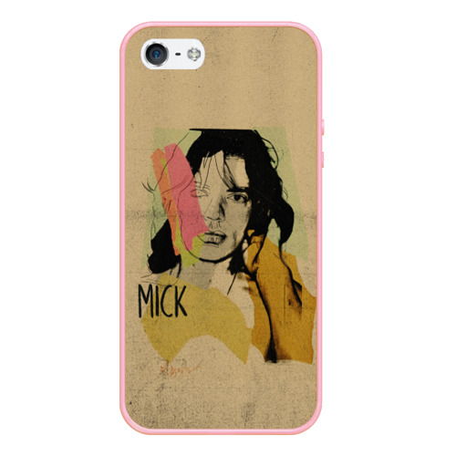 Чехол для iPhone 5/5S матовый Mick Jagger