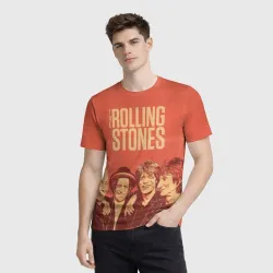 Мужская футболка 3D The Rolling Stones - фото 2