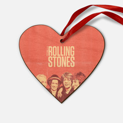 Деревянная игрушка Сердце The Rolling Stones