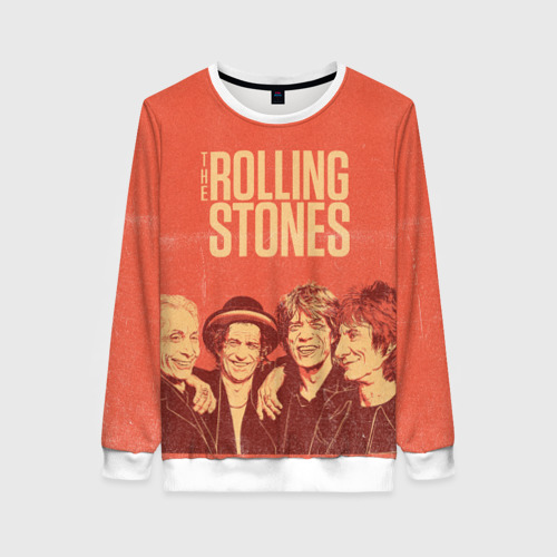 Женский свитшот 3D The Rolling Stones, цвет 3D печать