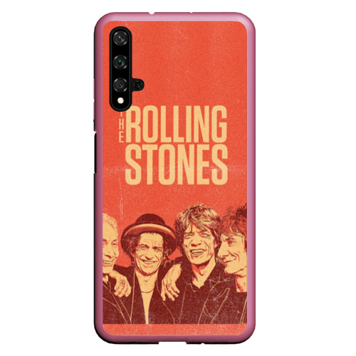 Чехол для Honor 20 The Rolling Stones, цвет малиновый