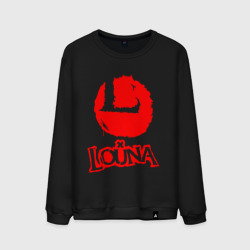 Мужской свитшот хлопок Louna red logo