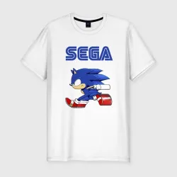 Мужская футболка хлопок Slim SEGA.