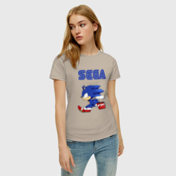 Женская футболка хлопок SEGA. - фото 2
