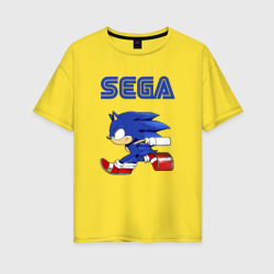 Женская футболка хлопок Oversize SEGA.