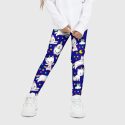 Детские леггинсы 3D Кот-Единорог - фото 2